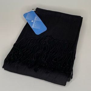 New never used black scarf